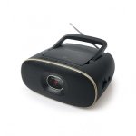 Micro-chaîne Muse M-202 VT Radio CD Noir avec Radio FM/MW Analogique