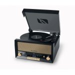 Plattenspieler Muse MT-110 B 20W Bluetooth USB Riemenantrieb CD FM Holz