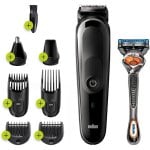 Aparador de Barba Facial Braun MGK5260 Recarregável 100min 13 Ajustes 4 Pentes Carga Rápida