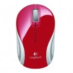 Logitech M187 mouse Ambidestro RF Wireless Ottico 1000 DPI Rosso