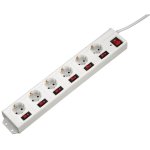 Hama Multiprise avec Protection 6 Prises Blanc