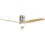 Fabrilamp Aguilon Ventilador de Techo con Luz y Mando 39W Níquel/Haya Fabrilamp Aguilon Ventilador de Techo con Luz y Mando 39W Níquel/Haya