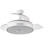 Fabrilamp Matanuska Ventilador de Techo Bluetooth con Luz LED y Mando 32W Blanco Fabrilamp Matanuska Ventilador de Techo Bluetooth con Luz LED y Mando 32W Blanco