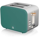 Grille-pain Swan Nordic 2 fentes larges 900 W 6 niveaux vert
