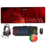 Mars Gaming MCPRGB2 Combo Gaming tastiera portoghese + mouse + cuffie RGB + tappetino per mouse XXL