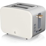 Torradeira Swan Nordic 2 ranhuras largas 900 W 6 níveis branca