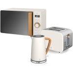 Swan Nordic Set Desayuno Microondas 20L + Hervidor de Agua + Tostadora 2 Rebanadas Blanco Swan Nordic Set Desayuno Microondas 20L + Hervidor de Agua + Tostadora 2 Rebanadas Blanco