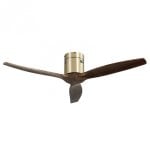 Fabrilamp Aguilon Ventilatore da soffitto e controllo 39W Pelle/Rovere