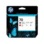 HP 70 Cabezal de Impresión Original Negro Mate/Rojo HP 70 Cabezal de Impresión Original Negro Mate/Rojo