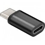 Adattatore Goobay da USB-C 3.0 a Micro USB-B 2.0 Nero