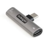 StarTech Adaptador de Audio y Carga USB-C Macho/Hembra Plata
