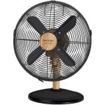 Ventilatore da Tavolo Cecotec EnergySilence 560 WoodDesk 45W 4 Pale 3 Velocità Silenzioso Oscillante
