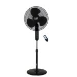 Fabrilamp Calma Ventilador de Pie con Mando 45W Negro