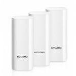 Capteur de Portes et Fenêtres Netatmo Sensores de Apertura Inteligentes RF Wireless Pack de 3 Installation Rapide