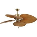 Ventilateur de plafond Faro Cuba 65 W Doré