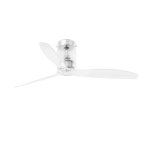 Deckenventilator Faro Mini Tube 32W 6 Stufen Transparent Fernbedienung DC Wintermodus