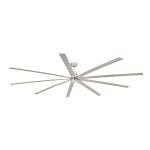 Faro Manhattan Ventoinha de Teto com Luz LED e Comando 56W Níquel Mate
