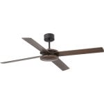 Ventilateur de plafond Faro Pole avec télécommande 34 W Marron