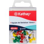 Kathay Pack 40 Chinchetas Colores Surtidos