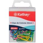 Kathay Pack 80 Clips 80 Couleurs Assorties