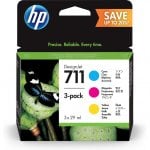 HP 711 Pack 3 Cartuchos de Tinta Original Cian/Magenta/Amarillo HP 711 Pack 3 Cartuchos de Tinta Original Cian/Magenta/Amarillo