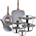 San Ignacio Toledo Batería de Cocina 8 Piezas + Set de 2 Sartenes Daimiel + Satén Asador San Ignacio Toledo Batería de Cocina 8 Piezas + Set de 2 Sartenes Daimiel + Satén Asador
