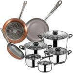 San Ignacio Toledo Batería de Cocina 8 Piezas + Optimum Plus Set de 3 Sartenes San Ignacio Toledo Batería de Cocina 8 Piezas + Optimum Plus Set de 3 Sartenes