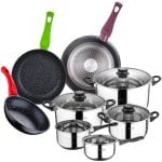 San Ignacio Toledo Batería de Cocina 8 Piezas + Jolie Set de 3 Sartenes San Ignacio Toledo Batería de Cocina 8 Piezas + Jolie Set de 3 Sartenes