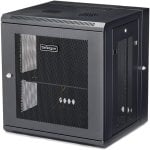 StarTech.com Rack serveur 12U à montage mural - Boîtier armoire serveur à charnières - Jusqu'à 40,6 cm de profondeur
