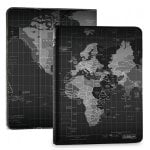 Custodia Subblim Trendy con mappa del mondo per tablet fino a 10,1"