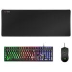 Mars Gaming MCPX Combo Tastiera da gioco + Mouse + Tappetino per mouse XXL