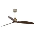 Faro Just Fan Deckenventilator mit Fernbedienung 32W Gold/Holz