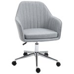 Vinsetto Silla de Oficina Giratoria Gris Claro Vinsetto Silla de Oficina Giratoria Gris Claro