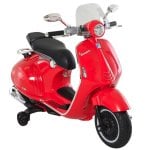 HomCom Vespa Moto Eléctrica 6V Roja HomCom Vespa Moto Eléctrica 6V Roja