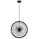 Fabrilamp Ganga Lámpara Colgante E27 Negro