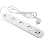 Denver SHP-300U Regleta Inteligente WiFi 3 Tomas + 4 USB