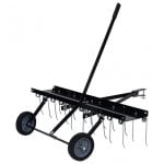 vidaXL Rasenmäher-Vertikutierer 100cm Schwarz vidaXL Rasenmäher-Vertikutierer 100cm Schwarz