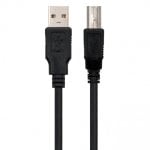 Ewent EC1003 cavo USB 1 m USB 2.0 USB B USB A Nero