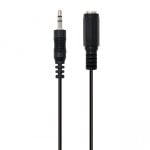 Ewent Kabelstecker 3,5 mm Stecker/Buchse 10 m Schwarz