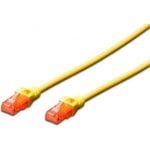 Cavo di rete Ewent RJ45 Cat 6 U/UTP 3m Giallo