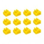 Smart Keeper Pack 12 serrature per porte RJ45 Giallo