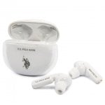 Casque stéréo Bluetooth cool Dual Pod sous licence Polo Ralph Lauren Blanc Casque stéréo Bluetooth cool Dual Pod sous licence Polo Ralph Lauren Blanc