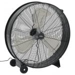 VidaXL Ventilatore da pavimento industriale 77cm 180W Nero