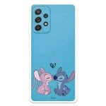 Funda Oficial de Disney Angel & Stitch Beso Lilo & Stitch para Samsung Galaxy A52 5G
