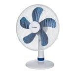 Blaupunkt Ventilador de Sobremesa 45W Blanco/Azul Blaupunkt Ventilador de Sobremesa 45W Blanco/Azul