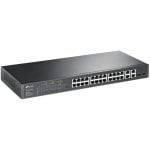 TP-Link JetStream TL-SL2428P Netzwerk-Switch Managed L2 Fast Ethernet (10/100) Power over Ethernet (PoE) 1U Schwarz