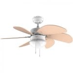 Ventilatore da soffitto Cecotec EnergySilence Aero 3600 Vision Orange 50W 6 pale reversibili luce integrata