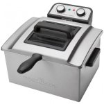 Friteuse ProfiCook PC-FR 1038 Dubbele Mand 5L 3000W Venster Inox