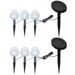VidaXL Confezione da 6 Lampade LED Solari da Giardino