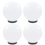 VidaXL Lámparas de Bola LED E27 25cm 4 Unidades